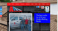 Desktop Screenshot of andersonroofing.biz